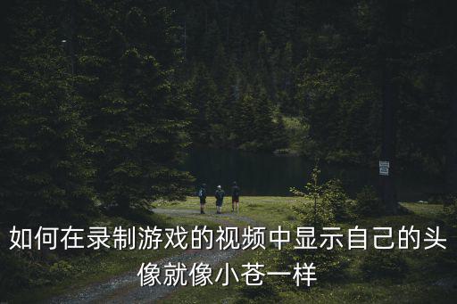手游视频怎么加头像，怎样更换qq游戏中视频认证的头像