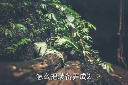 庆余年手游武器二怎么弄，怎么把装备弄成2