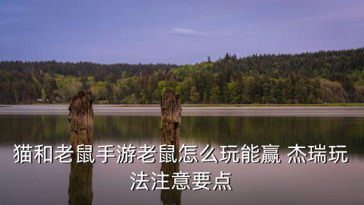 猫和老鼠手游老鼠怎么玩能赢 杰瑞玩法注意要点