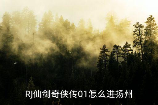 仙剑奇侠传手游扬州怎么去，RJ仙剑奇侠传01怎么进扬州