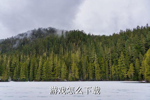 游戏怎么下载