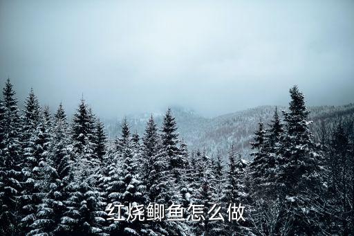 红烧鲫鱼怎么做