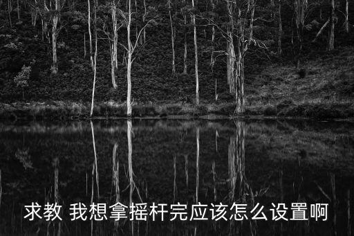 手游摇杆h16怎么设置，求教 我想拿摇杆完应该怎么设置啊