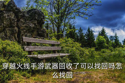 穿越火线手游武器回收了可以找回吗怎么找回