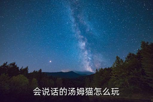 会说话的汤姆猫怎么玩
