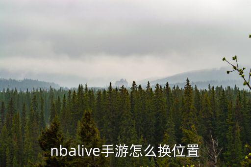 nbalive手游怎么换位置