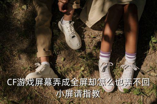 cf手游全屏怎么弄不回小屏，CF游戏屏幕弄成全屏却怎么也弄不回小屏请指教