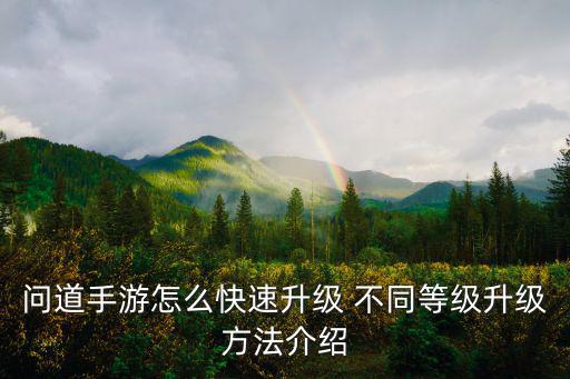 问道手游怎么快速提升自己等级，问道手游70级怎么快速升80级