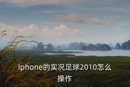 Iphone的实况足球2010怎么操作