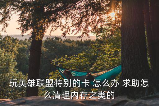 玩英雄联盟特别的卡 怎么办 求助怎么清理内存之类的