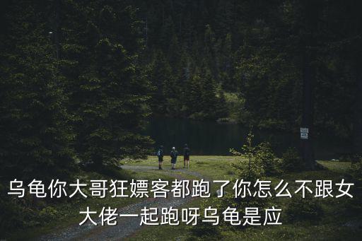 乌龟你大哥狂嫖客都跑了你怎么不跟女大佬一起跑呀乌龟是应