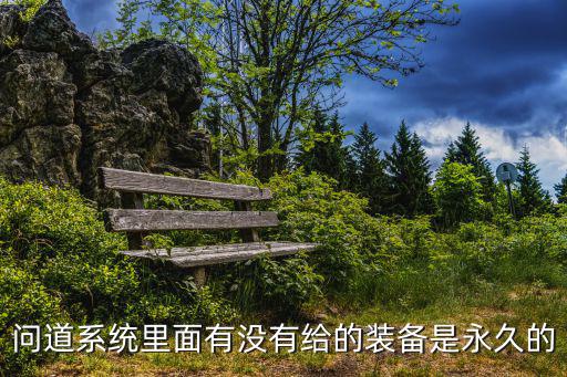 问道系统里面有没有给的装备是永久的