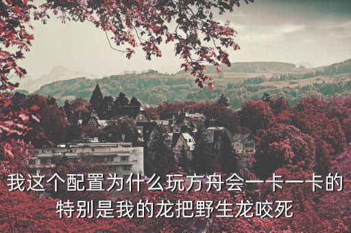 方舟手游怎么杀不了自己的龙，我这个配置为什么玩方舟会一卡一卡的特别是我的龙把野生龙咬死