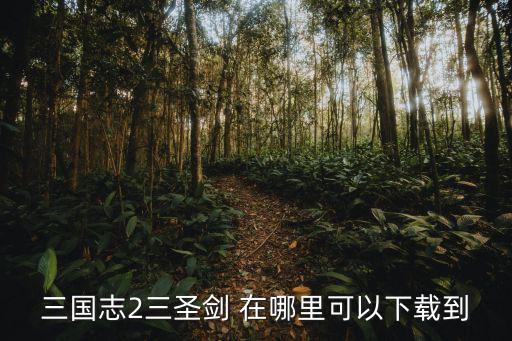 三国志2三圣剑 在哪里可以下载到