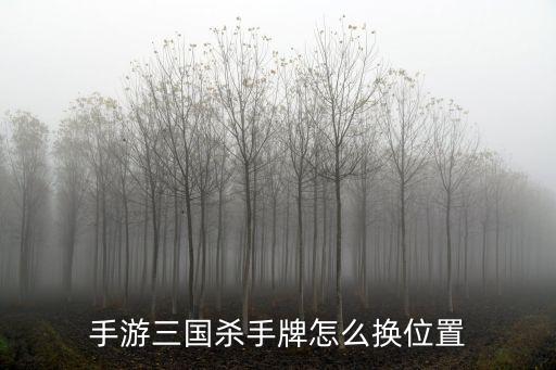 手游三国杀手牌怎么换位置