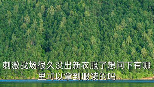 刺激战场很久没出新衣服了想问下有哪里可以拿到服装的吗