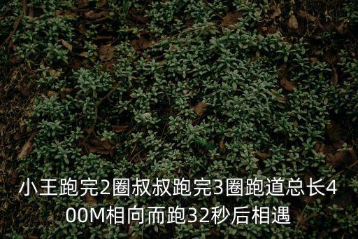 葫芦娃手游32章怎么过，小王跑完2圈叔叔跑完3圈跑道总长400M相向而跑32秒后相遇