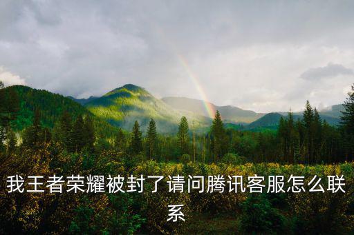 我王者荣耀被封了请问腾讯客服怎么联系