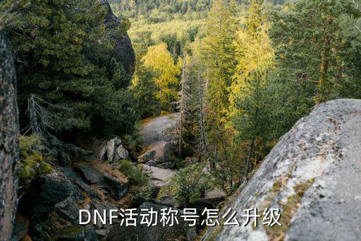 dnf手游活动称号怎么升级，DNF活动称号怎么升级