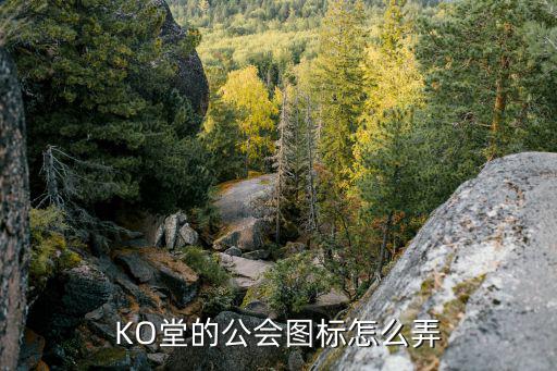 KO堂的公会图标怎么弄