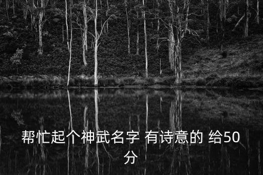 神武手游4武侯府怎么起名字，神武给孩子起个名字