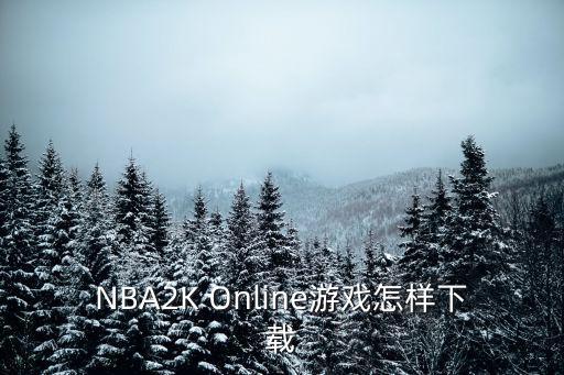 NBA2K Online游戏怎样下载