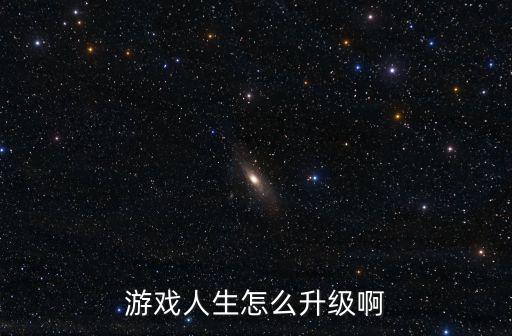 游戏人生怎么升级啊