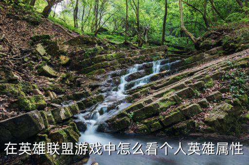 在英雄联盟游戏中怎么看个人英雄属性