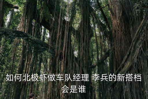 如何北极虾做车队经理 李兵的新搭档会是谁