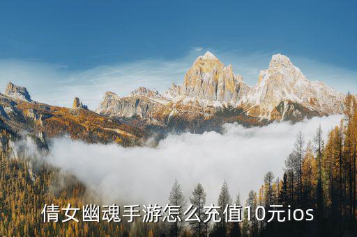倩女幽魂手游怎么充值10元ios