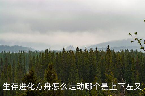 生存进化方舟怎么走动哪个是上下左又