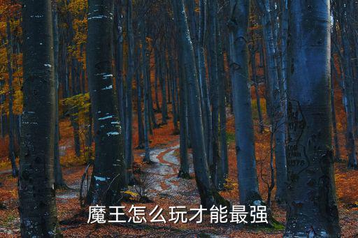 魔王怎么玩才能最强