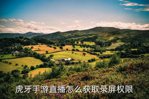 手游录屏直播怎么操作的，虎牙手游直播怎么获取录屏权限