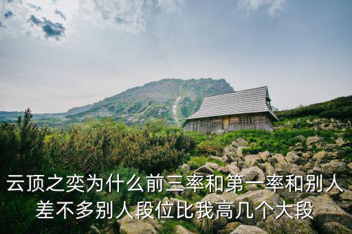 手游云顶之弈怎么得第一，云顶之奕为什么前三率和第一率和别人差不多别人段位比我高几个大段