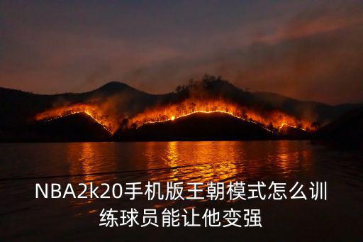 NBA2k20手机版王朝模式怎么训练球员能让他变强