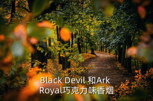 Black Devil 和Ark Royal巧克力味香烟