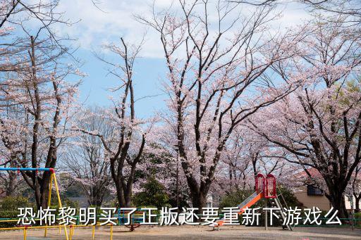 恐怖黎明买了正版还要重新下游戏么