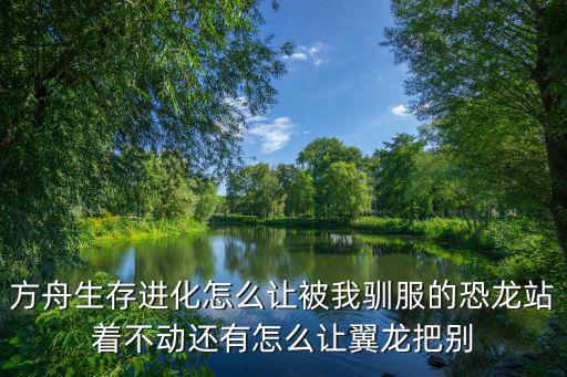方舟生存进化怎么让被我驯服的恐龙站着不动还有怎么让翼龙把别