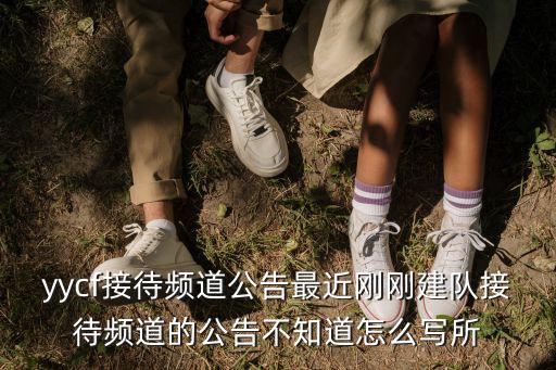 yycf接待频道公告最近刚刚建队接待频道的公告不知道怎么写所