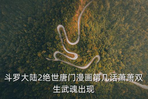 斗罗大陆2绝世唐门漫画第几话萧萧双生武魂出现