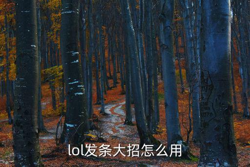 lol发条大招怎么用