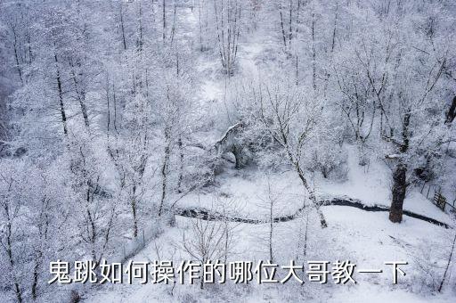 鬼跳如何操作的哪位大哥教一下