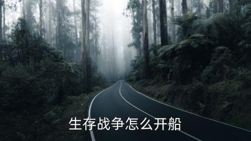 生存战争怎么开船