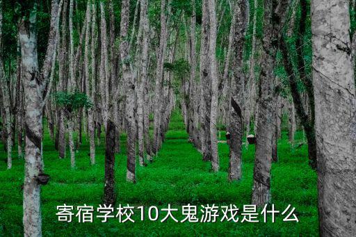 寄宿学校10大鬼游戏是什么