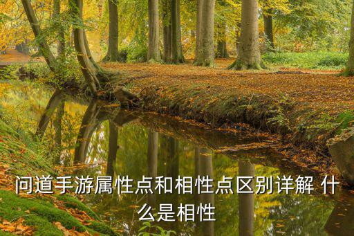 问道手游属性不同怎么分，问道手游套装属性等级不同可能激发
