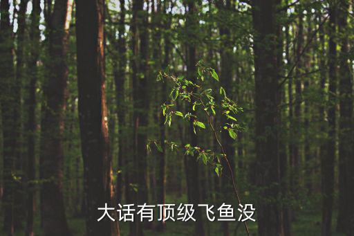大话有顶级飞鱼没