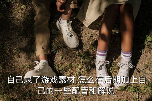 自己录了游戏素材 怎么在后期加上自己的一些配音和解说
