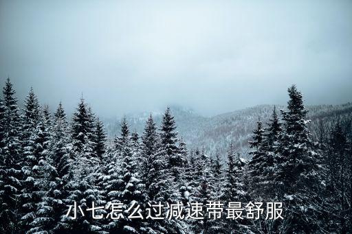 小七怎么过减速带最舒服