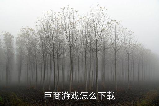 巨商游戏怎么下载
