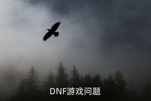 DNF游戏问题